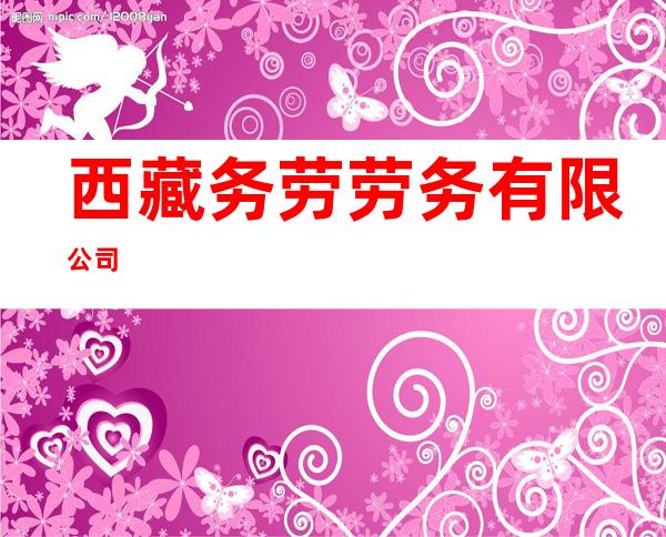 西藏务劳劳务有限公司